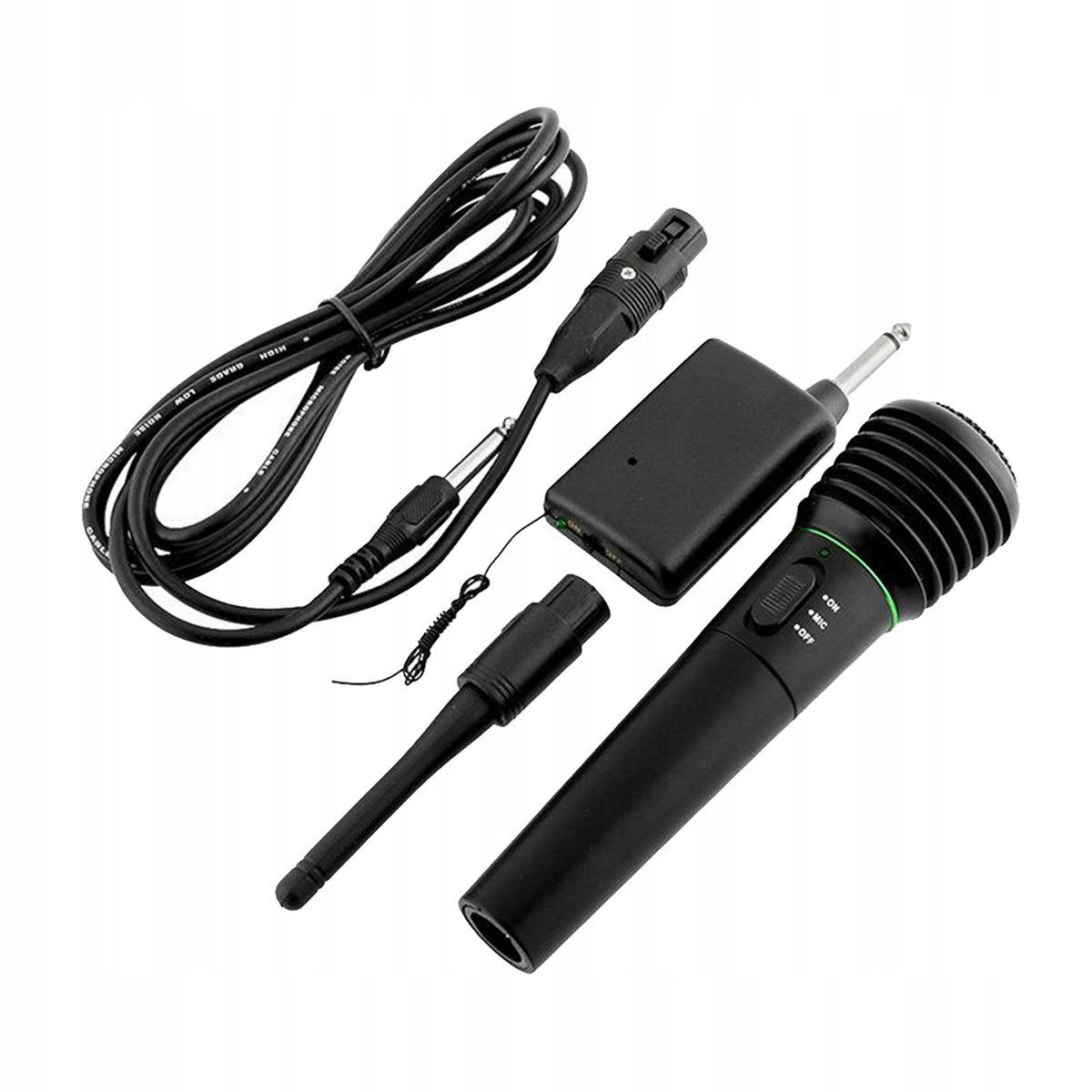 Wired/Wireless , VHF Handheld Wireless Mic