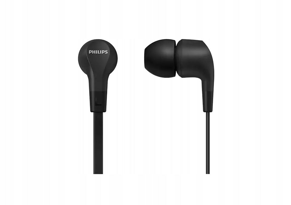Wired in-ear headphones black Philips TAE1105BK EAN (GTIN) 4895229110366