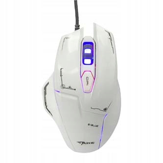 Wired mouse E-blue Mazer white optical 2500DPI
