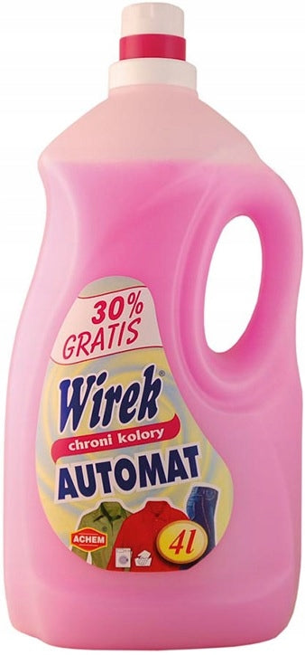 Wirek Automatic Washing Liquid for Colored Fabrics 4 L
