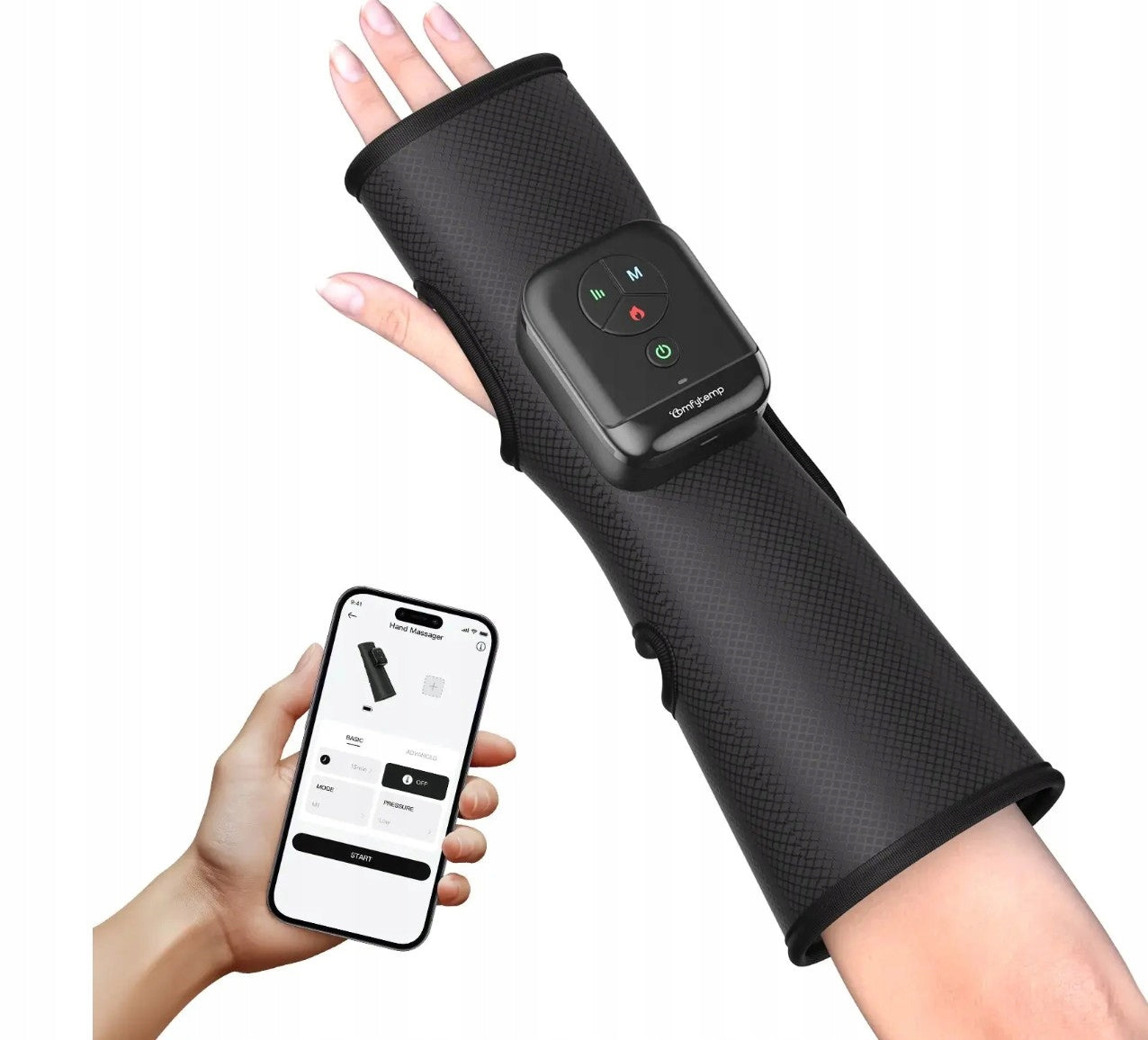Wireless 3-in-1 Handheld Massager Model K1063 Comfytemp Brand Comfytemp