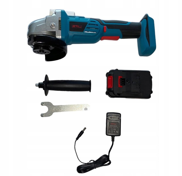 Wireless Angle Grinder 18V, GTL CDAG010, 2Ah+CHARGER set Packaging status original