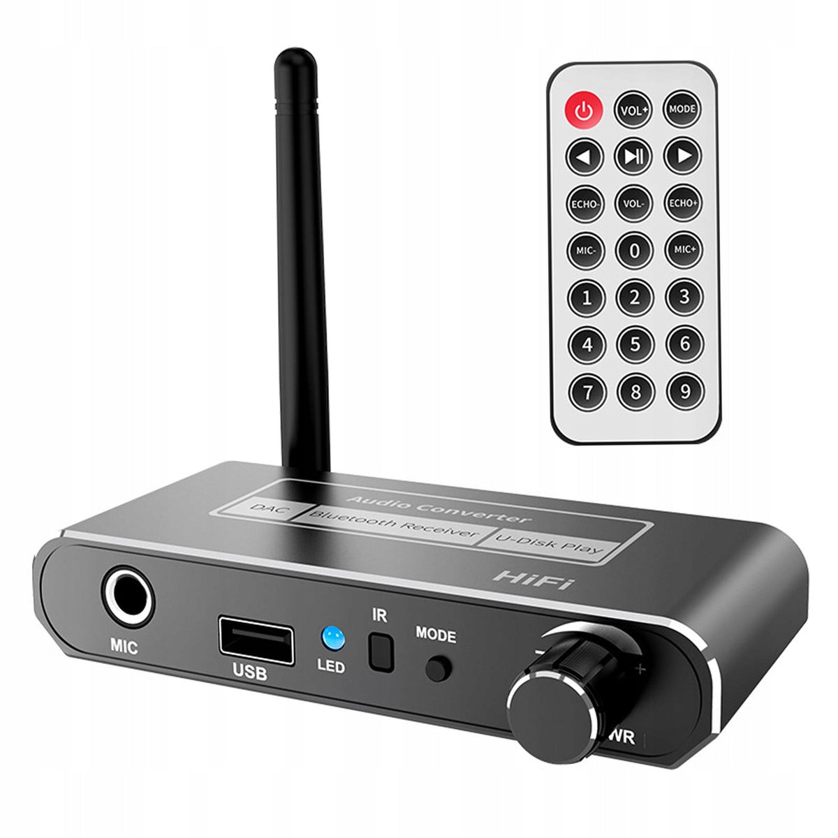 Wireless Audio Receiver Adapter Long Range Low