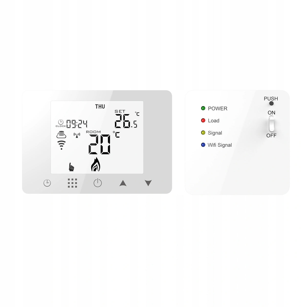 Wireless BOT WiFi room thermostat Tuya RT9 3A white EAN (GTIN) 0653998502409