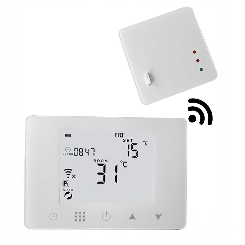 Wireless BOT WiFi room thermostat Tuya RT9 3A white Manufacturer code 3376-3AB