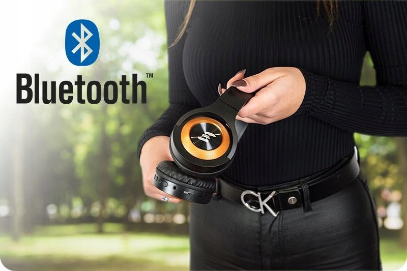 Wireless BT Headphones Bluetooth 5.0 Radio Microphone SD Card Reader Impedance 40 Ω