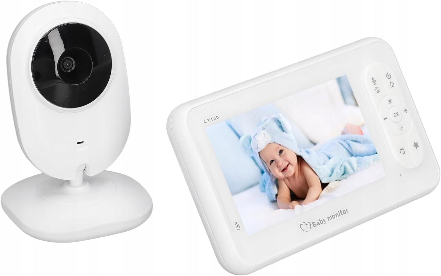 Wireless Baby Monitor with Infrared Night Vision.