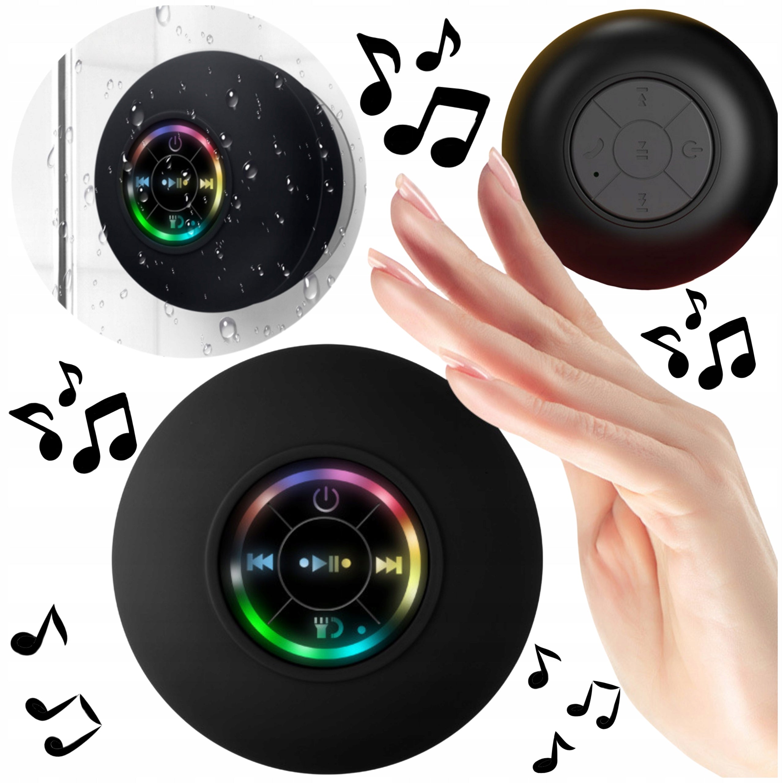 Wireless Bicycle Speaker Sticky Portable Bluetooth Small IPX4