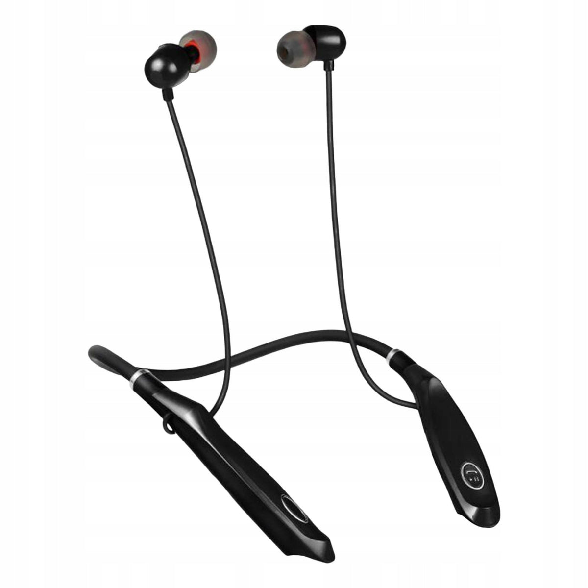 Wireless Bluetooth 5.0 Neckband Headset, Waterproof Sweatproof Black