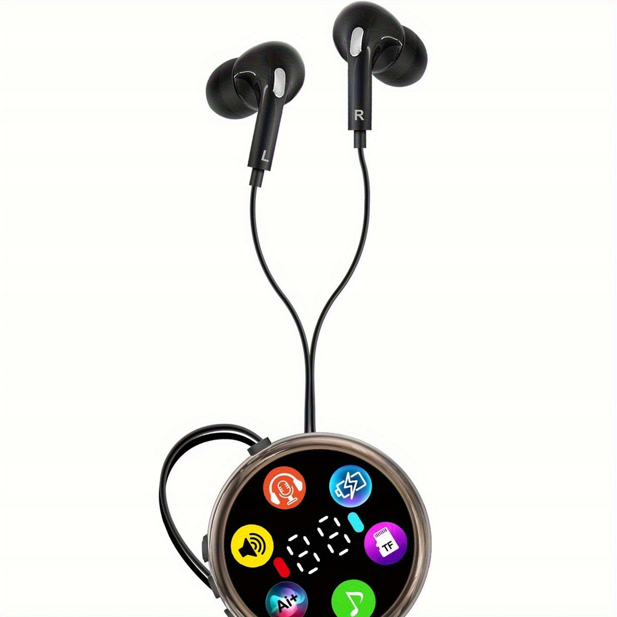 Wireless Bluetooth Earbuds with LED Touch Screen , Long Battery Life
