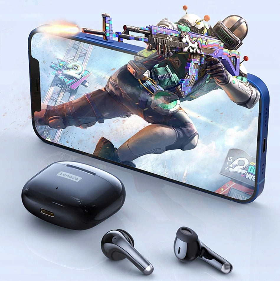 Wireless Bluetooth Gaming Earbuds Waterproof Lenovo LP40 Brand Lenovo