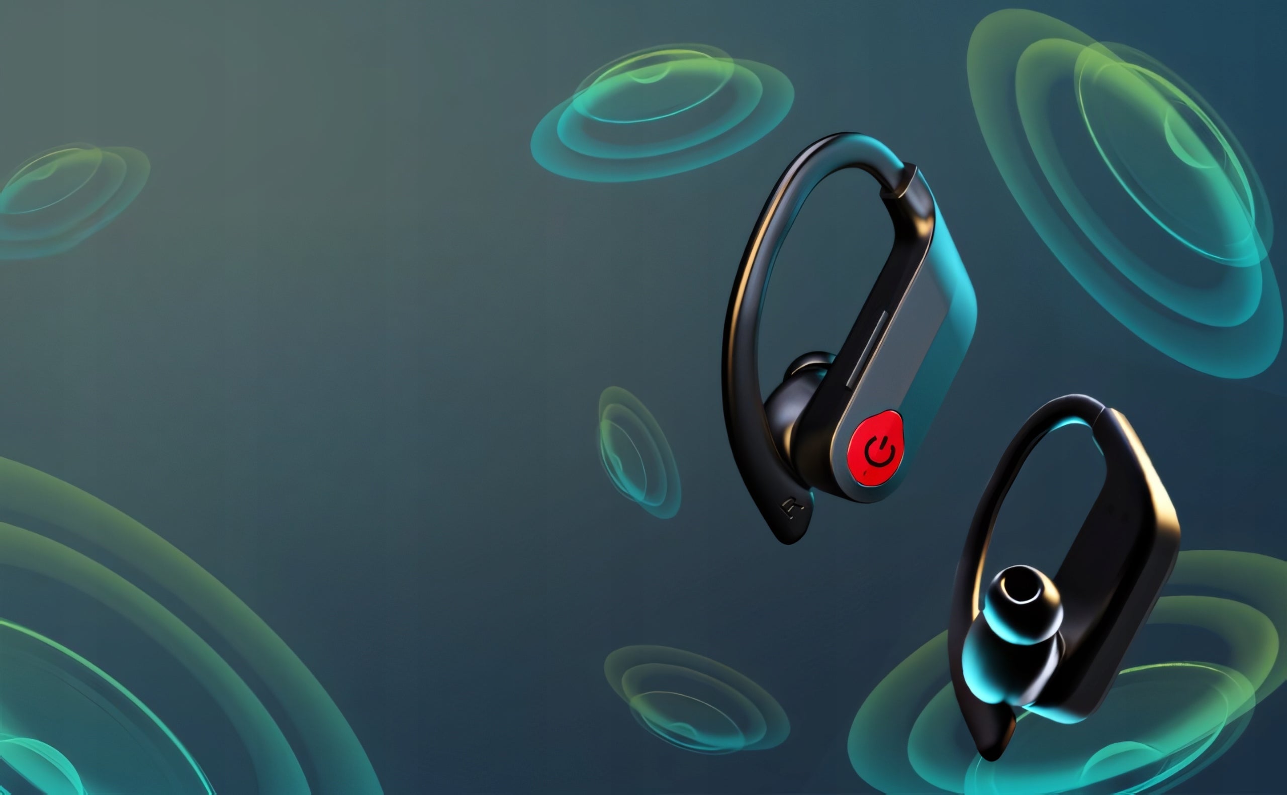Wireless Bluetooth Headphones BT 5.3 In-Ear In-Ear Microphone Black Packaging status original
