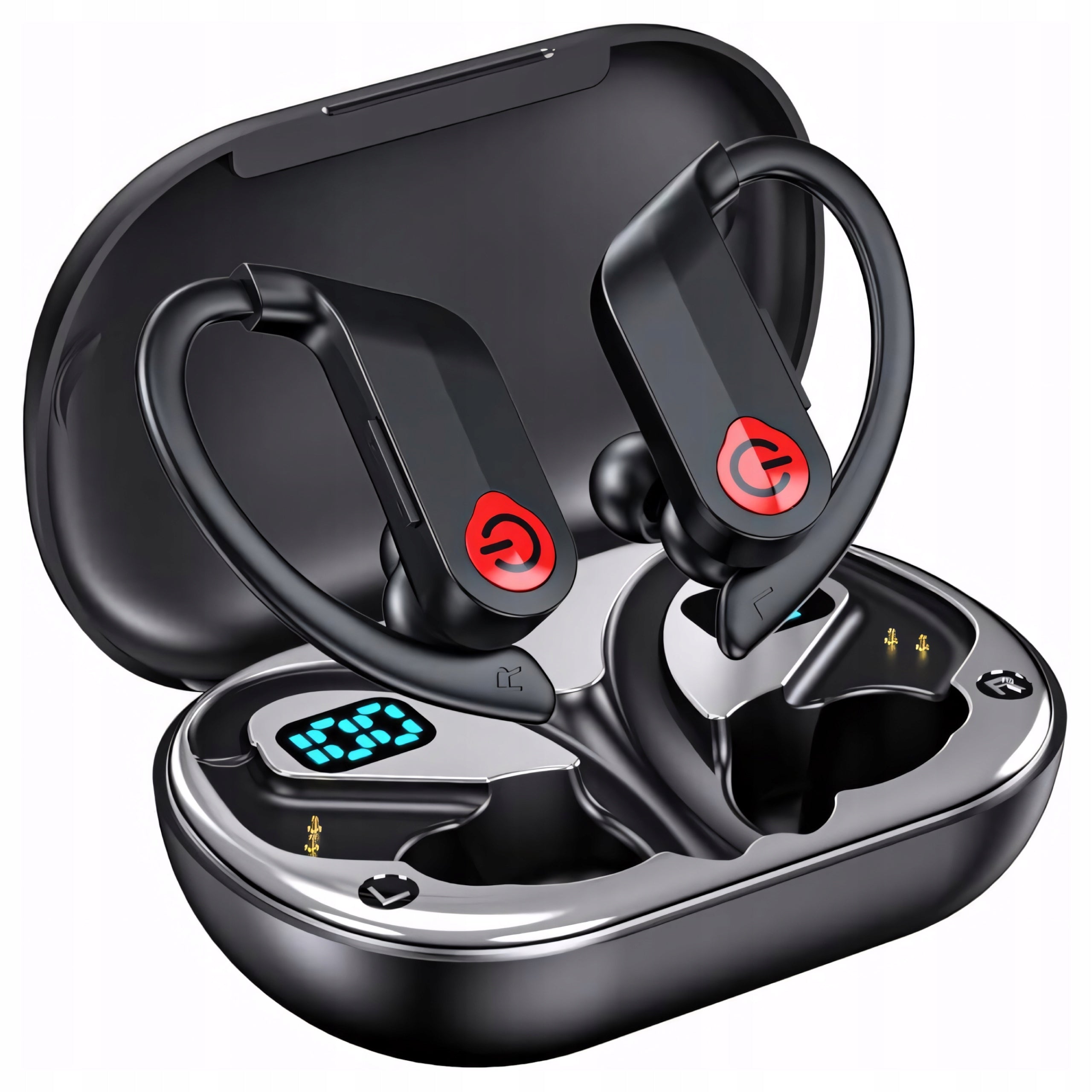 Wireless Bluetooth Headphones BT 5.3 In-Ear In-Ear Microphone Black