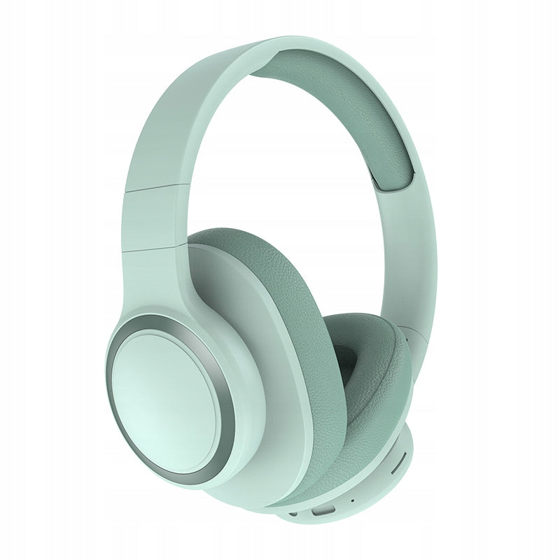 Wireless Bluetooth Headphones, Deep Bass, Long Battery Life,Type-C,Green