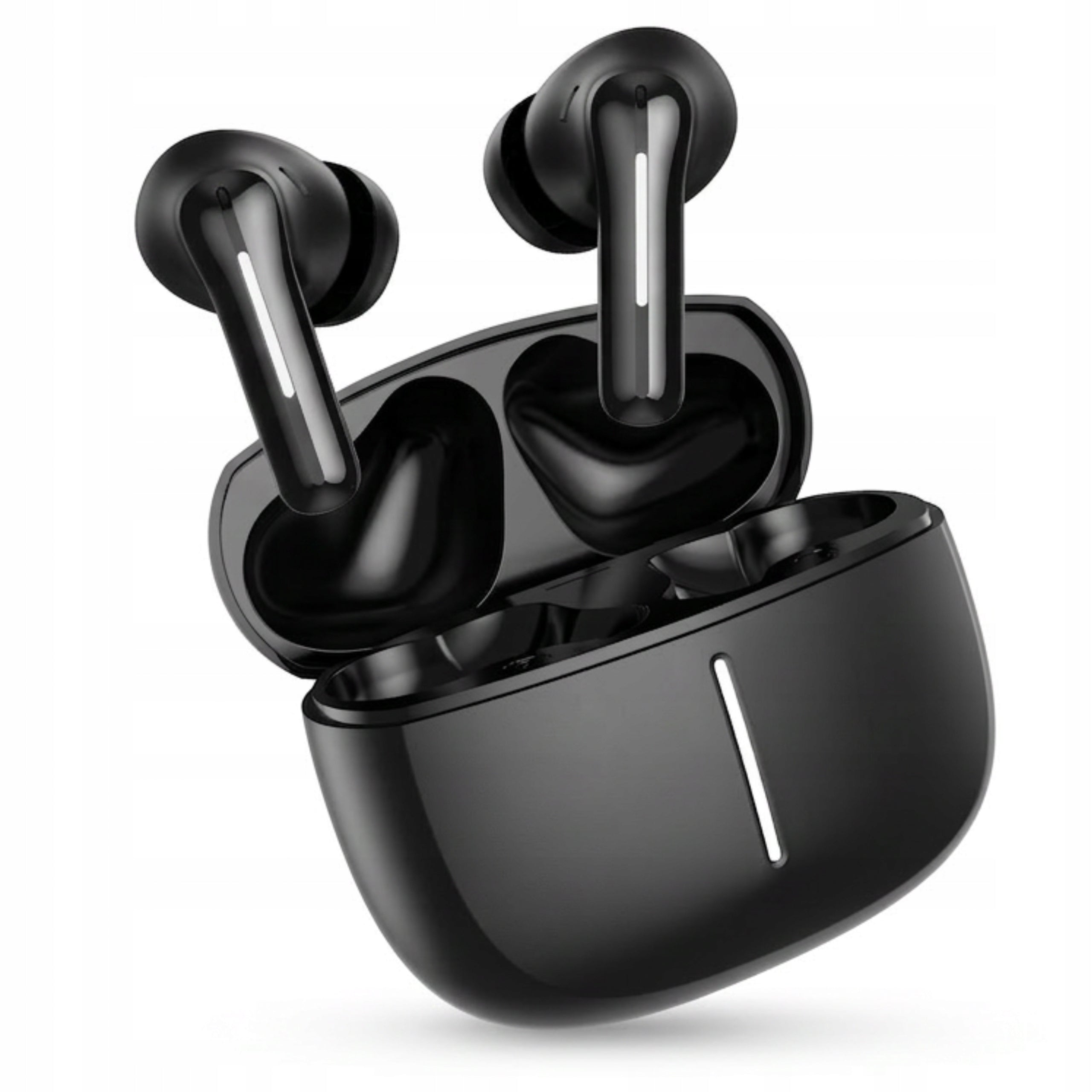 Wireless Bluetooth In-Ear Headphones Black TWO MICROPHONES