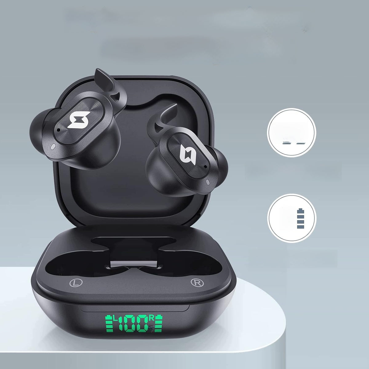 Wireless Bluetooth In-Ear Headphones For Sports Waterproof 8 Hours Packaging status original