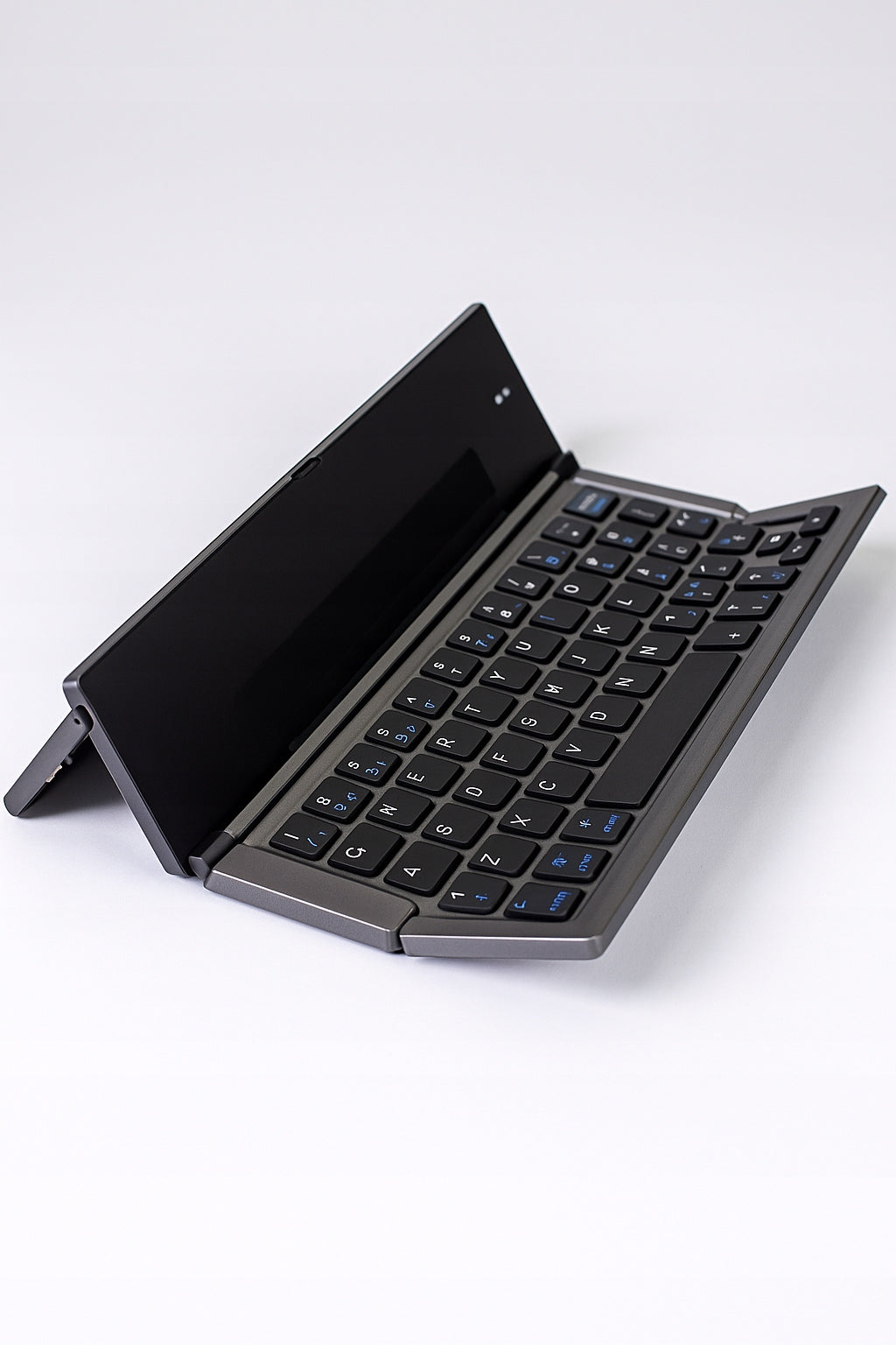 Wireless Bluetooth Keyboard Folding Harmonica TriFold KeyBoard Packaging status original