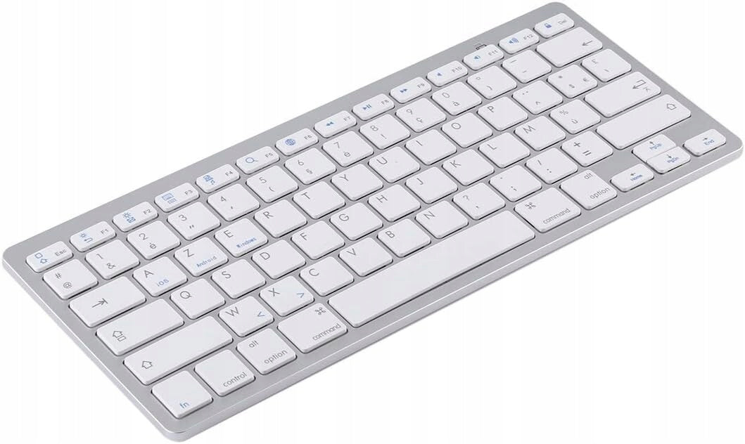 Wireless Bluetooth Keyboard for Mac, AZERTY WHITE Manufacturer Omoton