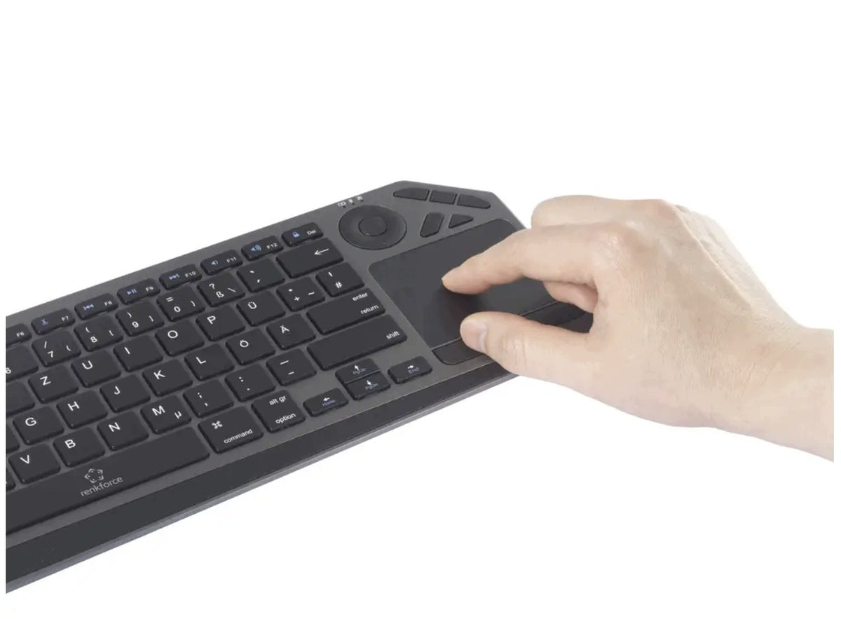 Wireless Bluetooth Keyboard for Renkforce RF-WLBTKB-300 DE Macbook Keyboard layout DE (qwertz)