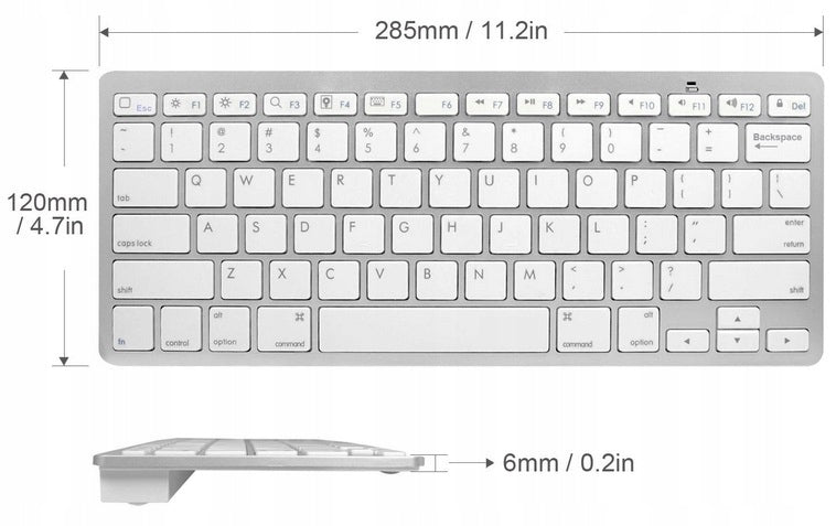 Wireless Bluetooth Keyboard for iPad MacBook Manufacturer Pan i Pani Gadżet