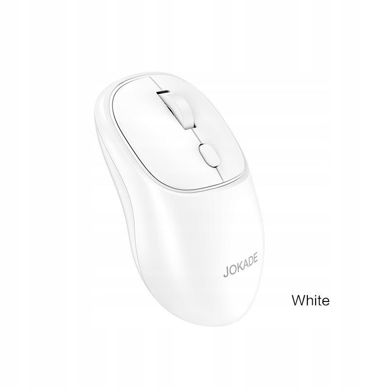 Wireless Bluetooth Mouse 2.4G JOKADE Silent Optical Mouse WHITE Packaging status original