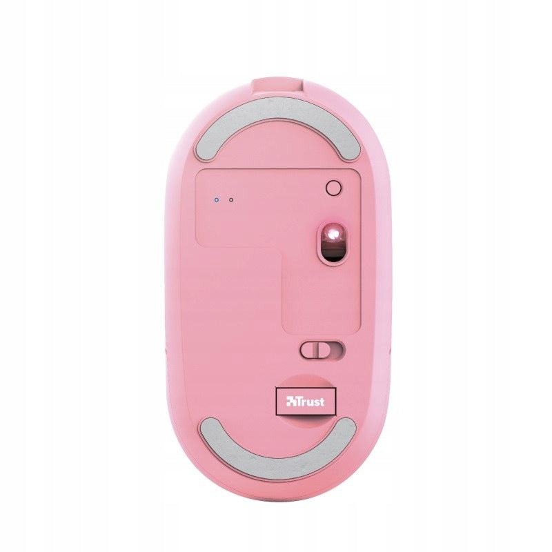 Wireless Bluetooth Mouse Quiet USB 2.4GHz Rechargeable USB-C Pink Packaging status original