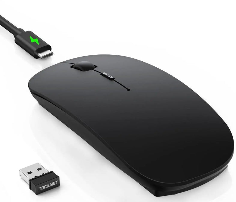 Wireless Bluetooth Mouse for Laptop, Rechargeable