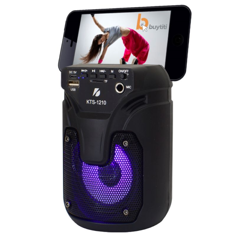 Wireless Bluetooth Speaker KTS-1210 Outdoor Subwoofer 3 Inch Bast Packaging status original