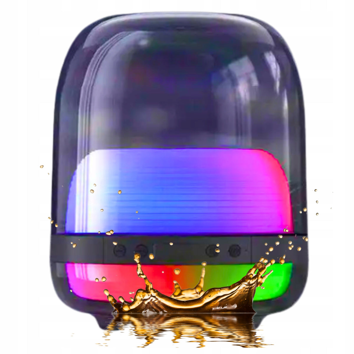 Wireless Bluetooth Speaker L20 10W, LED Bluetooth Speaker RGB Tuba