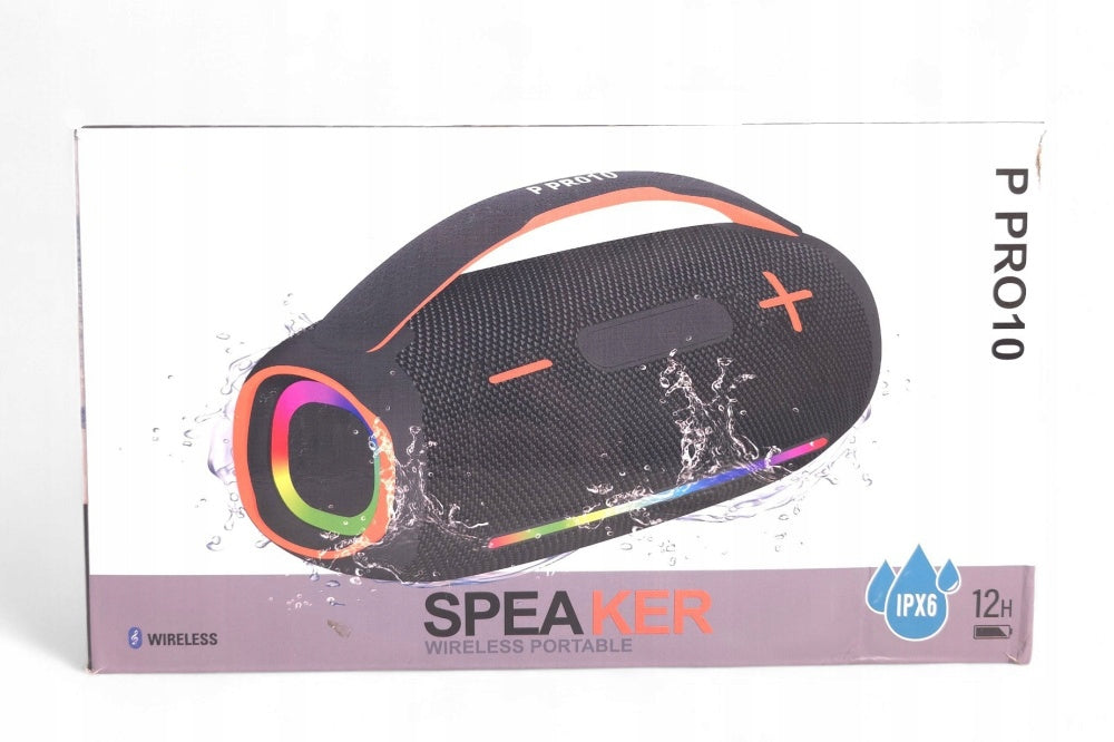 Wireless Bluetooth Speaker P PRO10 black Manufacturer code PPRO10-Cza