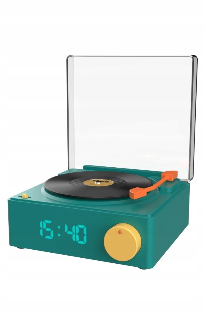 Wireless Bluetooth Speaker with Alarm Clock, Portable MOB Turntable Gift Manufacturer code 3701613300057
