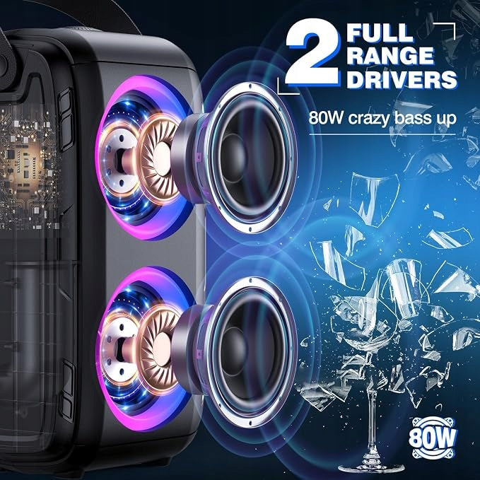 Wireless Bluetooth Speaker with Super Bass W-KING Manufacturer code W-142