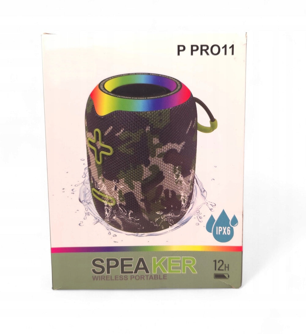 Wireless Bluetooth speaker P-PRO11 camo Manufacturer code PPRO11-M