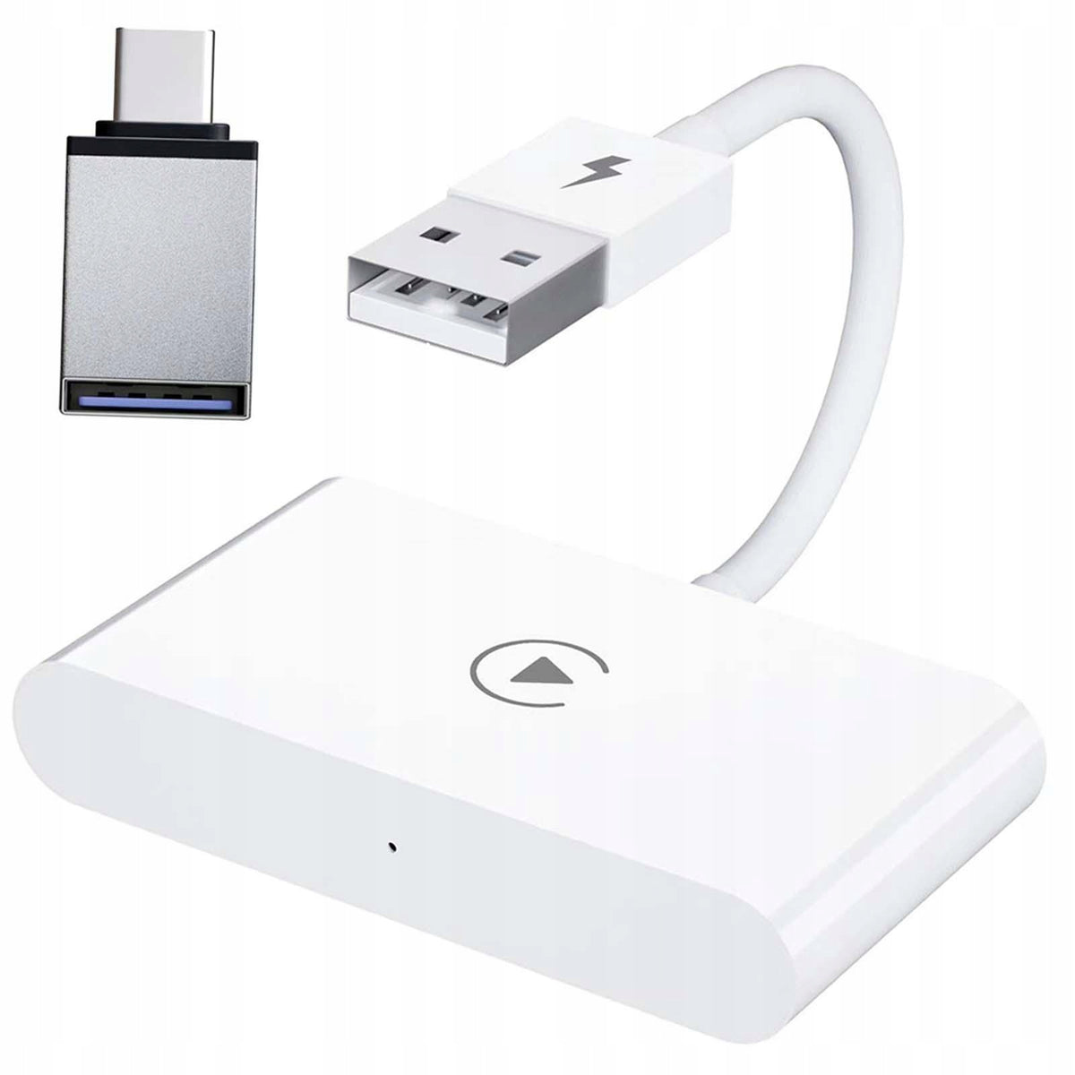 Wireless Car Play Adapter, No Delay Wired Convert Wireless Car Play White Manufacturer code Does not apply