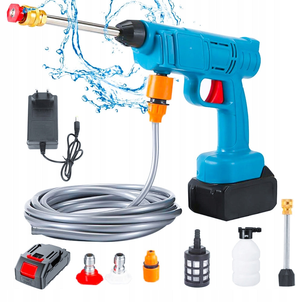 Wireless Car Wash Machine 48V High Pressure Water Gun 2 Batteries