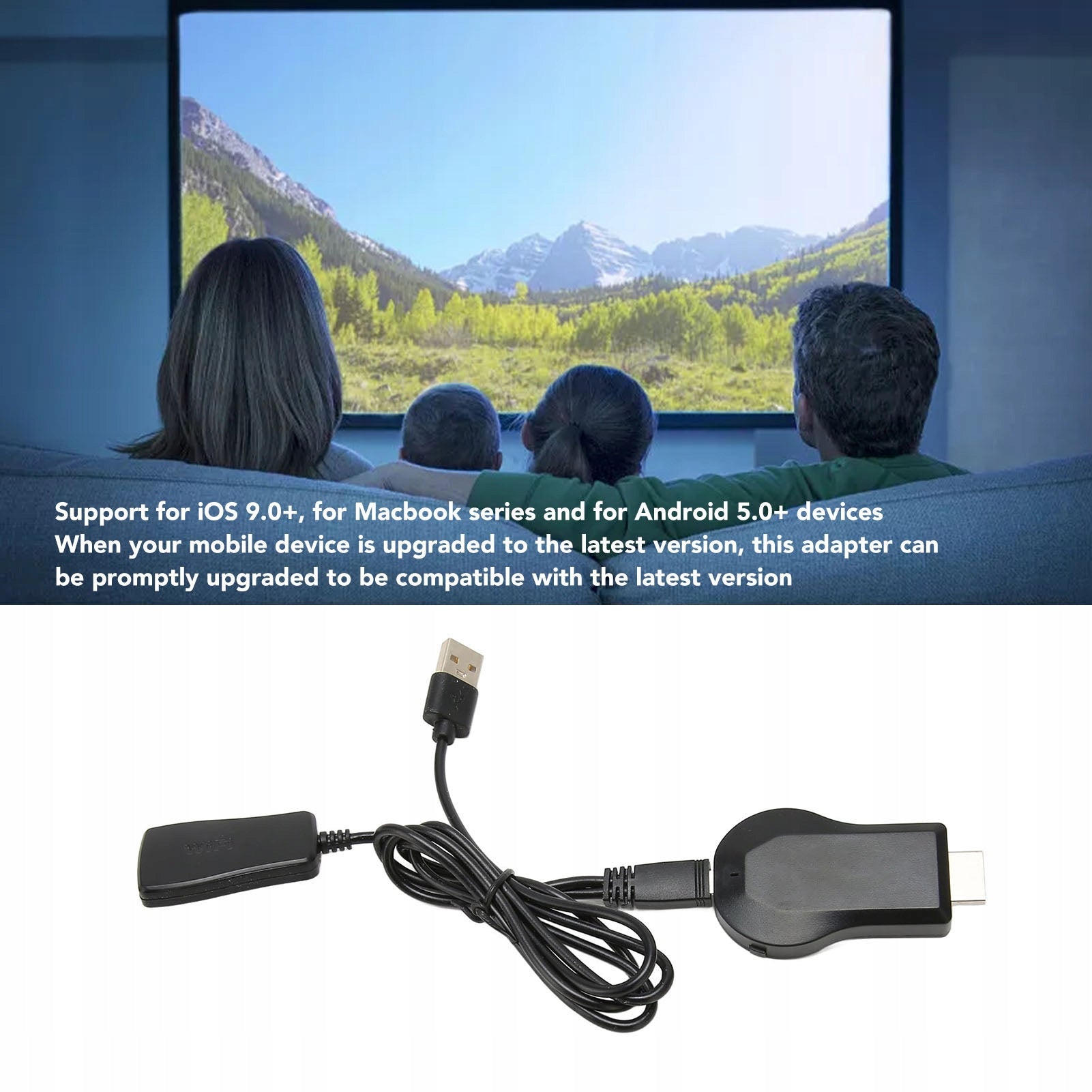 Wireless Display Adapter Wi -Fi 1080p HD Multimedia SZ Brand no brand