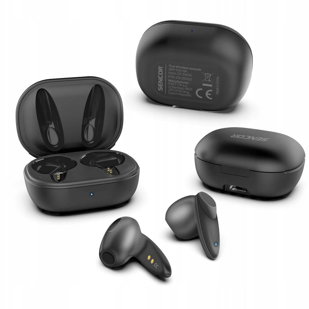 Wireless Earbuds Sencor 530BT Bluetooth 5.1 Premium black