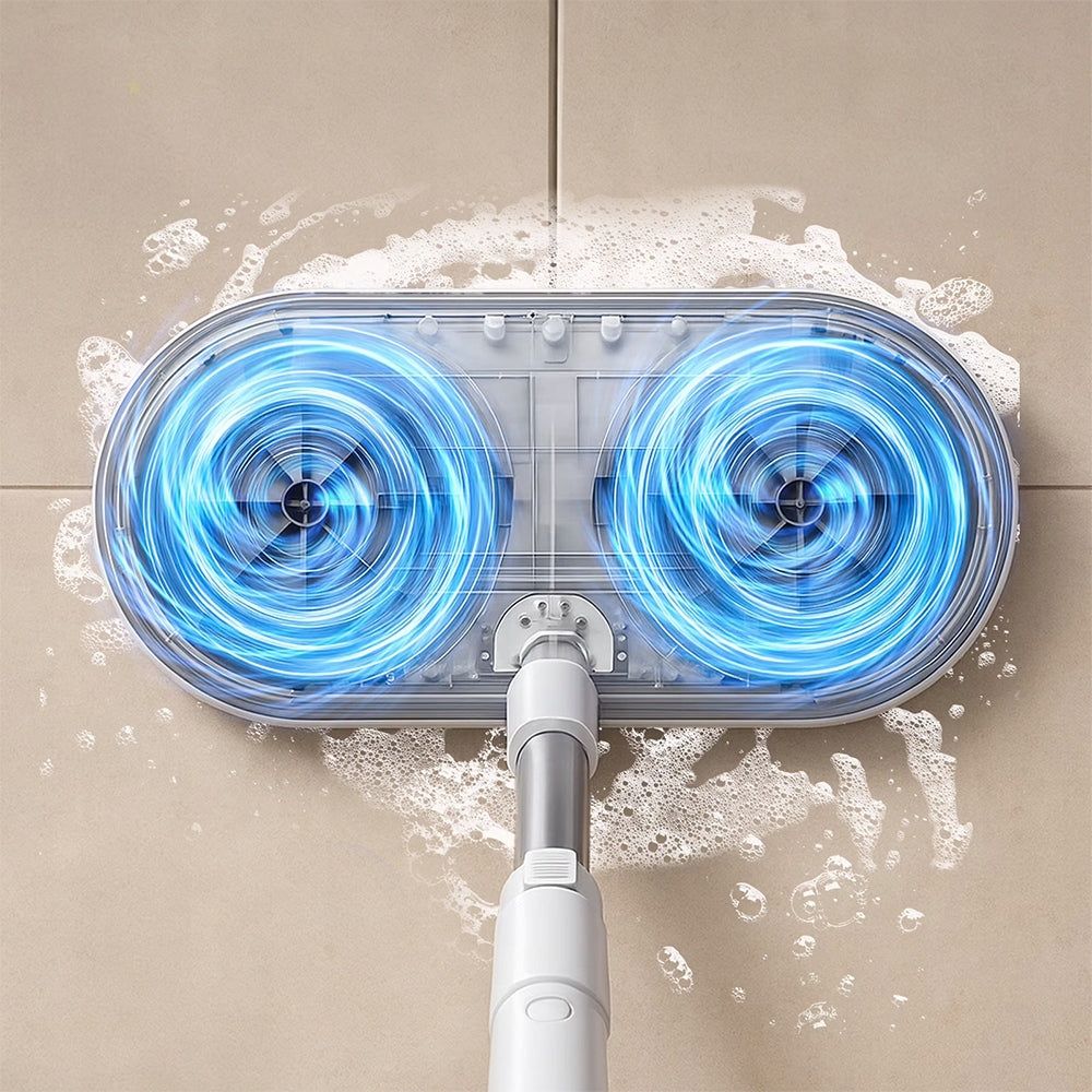 Wireless Electric Mop, Rotary, LED 6 Washable Set Model vrfert2