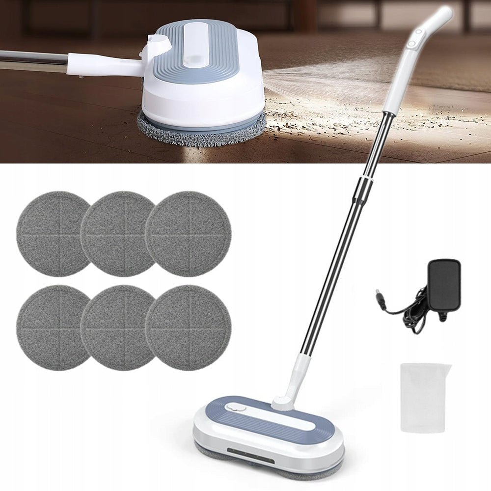 Wireless Electric Mop, Rotary, LED 6 Washable Set Power 30 W