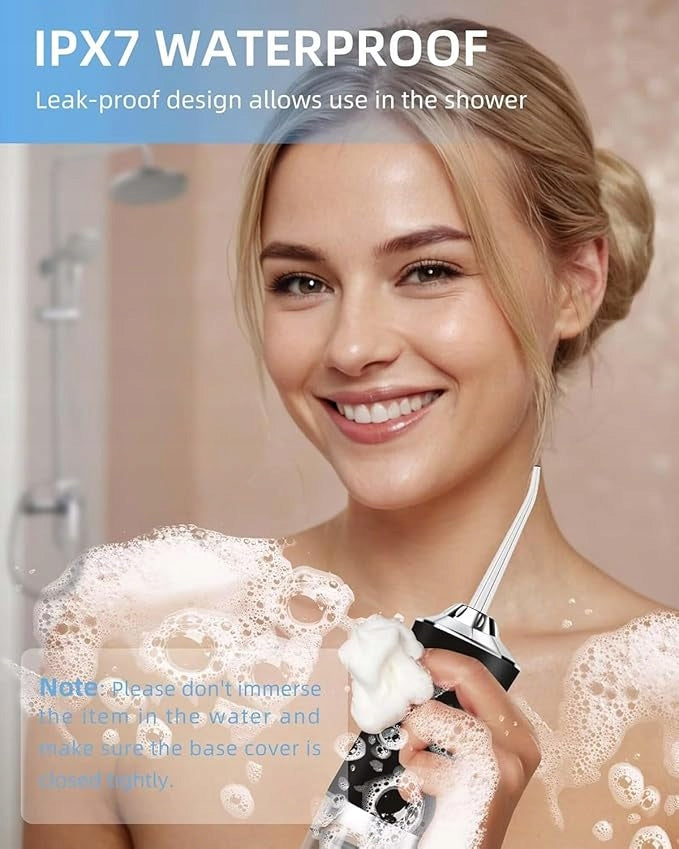 Wireless Electric Oral Irrigator 3 Modes 4 Nozzles USB 300ml Model B0DCJYVN3K