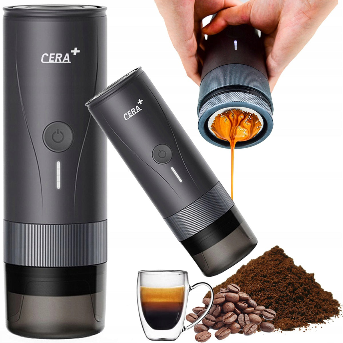 Wireless Espresso Machine CERA+ PCM04A for espresso ground coffee