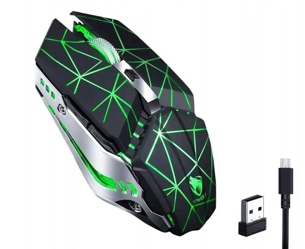 Wireless Gaming Mouse Optical Laptop Mouse with Backlight