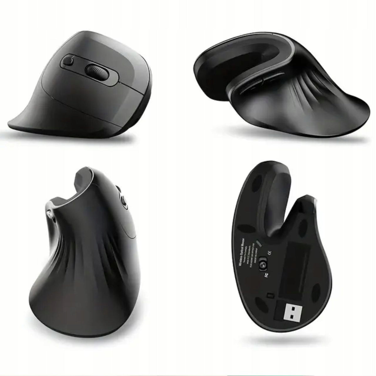 Wireless Gaming Vertical Mouse Ergonomic 2.4G USB Computer