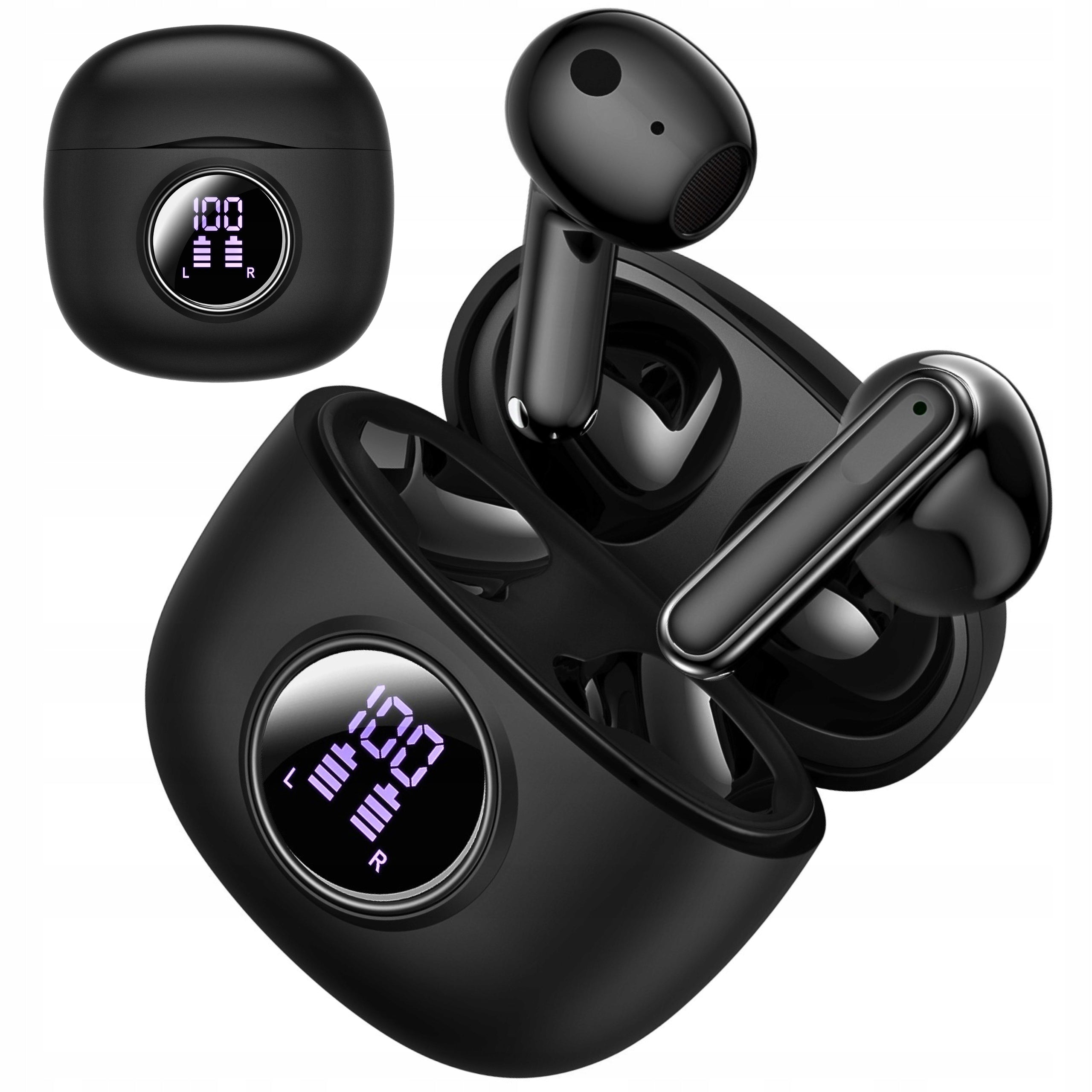 Wireless HEADPHONES TWS Y20 ENC 2 Microphones WATERPROOF LED SCREEN BT5.3 Packaging status original