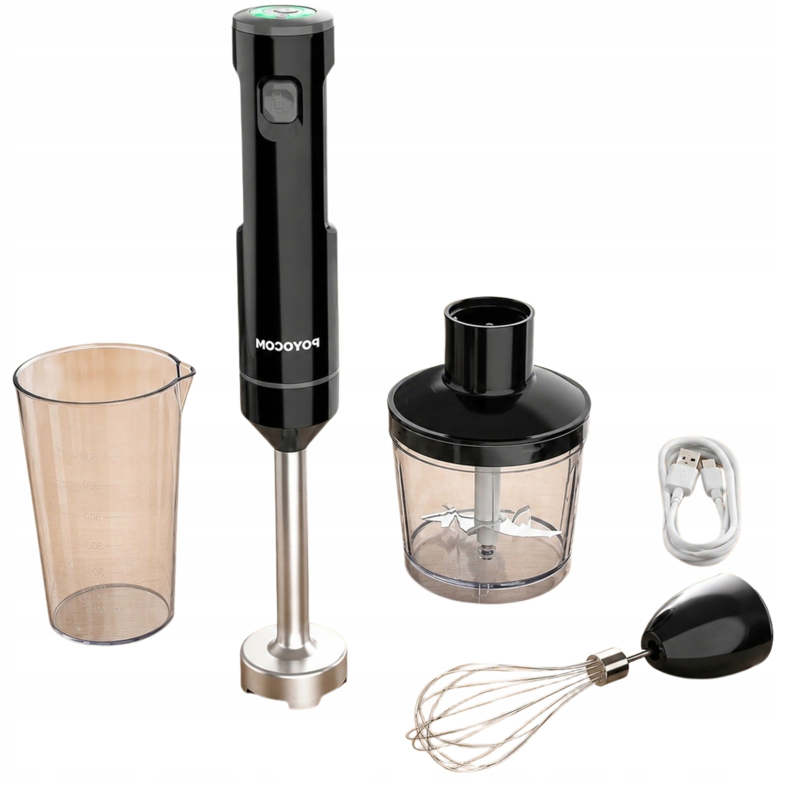 Wireless Hand Blender With Container 600ml For Smoothie POYOCOM