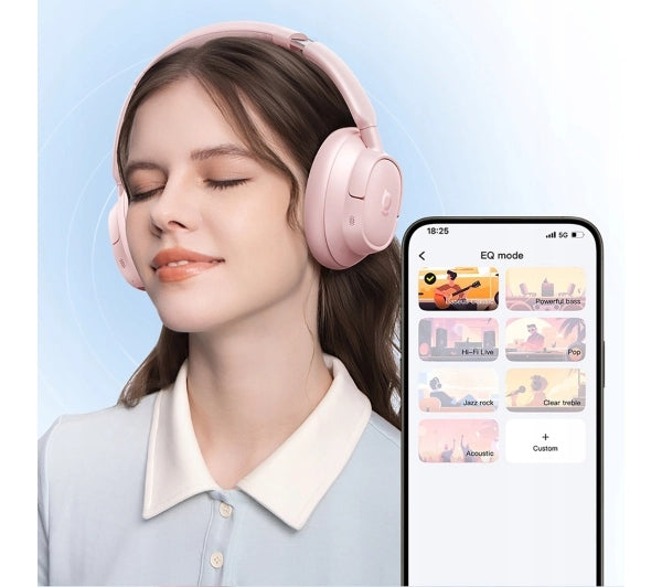 Wireless Headphones Baseus BH1 NC On-Ear Bluetooth 6.0 Pink Brand Baseus