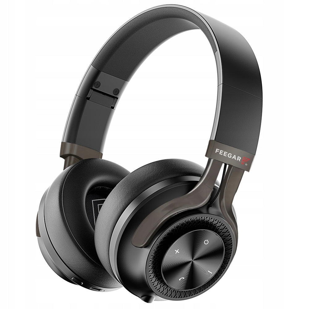 Wireless Headphones FEEGAR ANC 65H AlphaBeat On-Ear Black BT 5.4 Brand Feegar