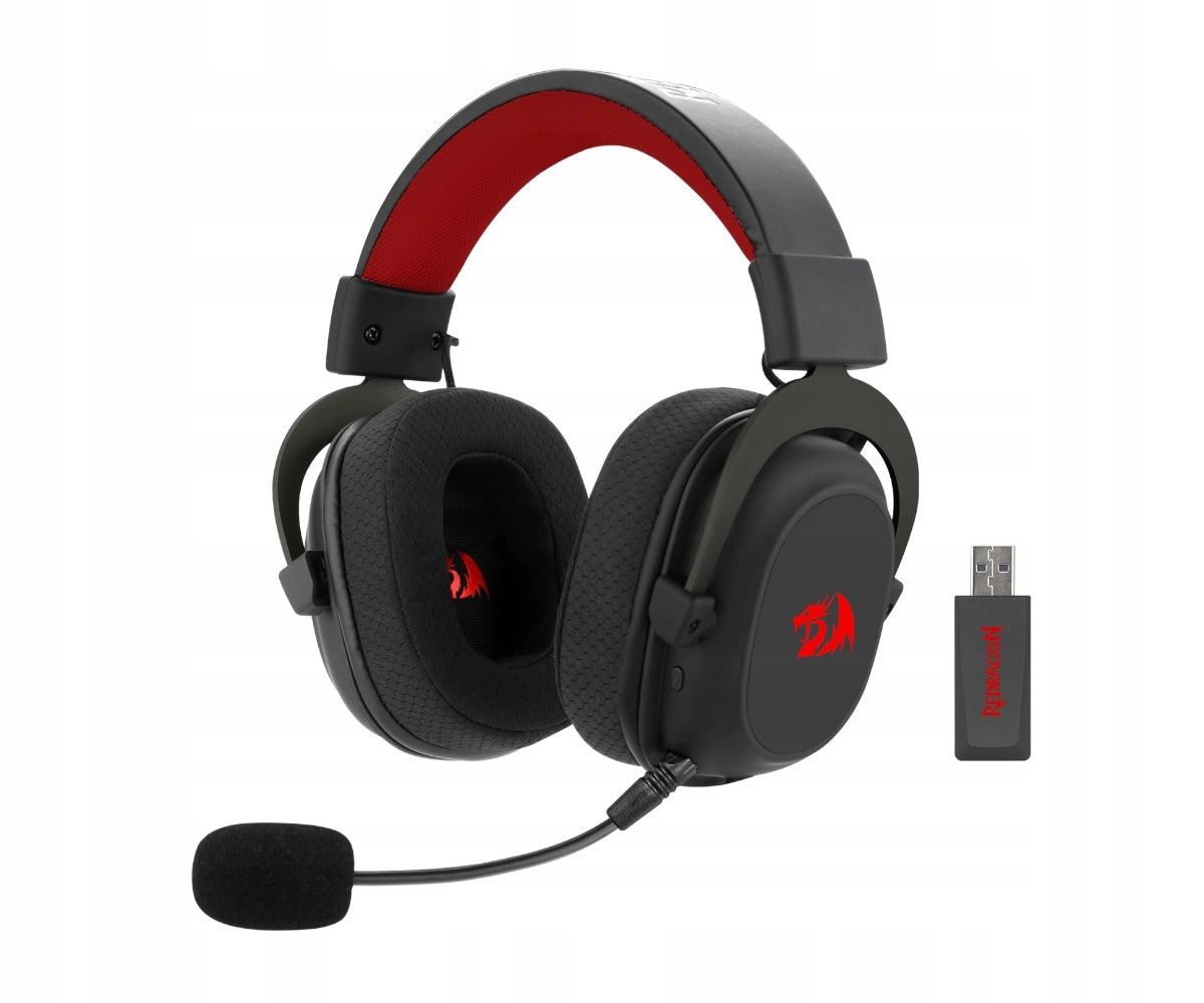 Wireless Headphones Redragon H510 Zeus Pro Bluetooth 2,4 GHz Black RGB
