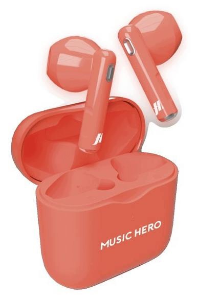 Wireless Headphones SBS Fluo Red