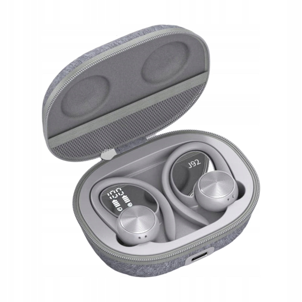 Wireless Headphones TWS Bluetooth 5.3 LED Microphone Case Powerbank